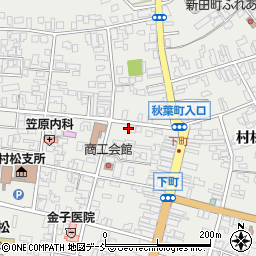 新潟県五泉市村松甲1691-4周辺の地図