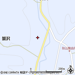 福島県川俣町（伊達郡）秋山（槻木）周辺の地図