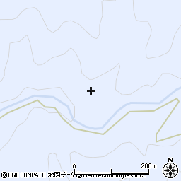 福島県西会津町（耶麻郡）奥川大字飯沢（白牧沢家向）周辺の地図