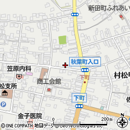 新潟県五泉市村松甲1645周辺の地図