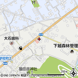 二宮米店周辺の地図