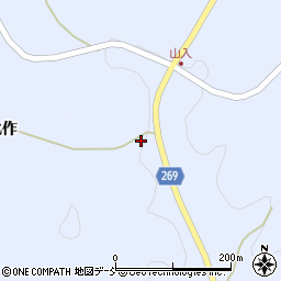 福島県川俣町（伊達郡）羽田（北山入）周辺の地図