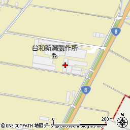 新潟県新潟市南区新飯田2293周辺の地図