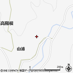 福島県西会津町（耶麻郡）奥川大字高陽根（反面）周辺の地図