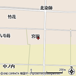 福島県南相馬市鹿島区北右田宮田15周辺の地図