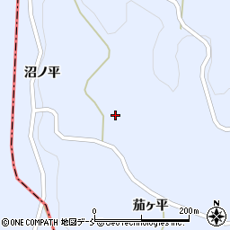 福島県川俣町（伊達郡）秋山（沼ノ下）周辺の地図