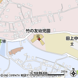 竹の友幼児園周辺の地図