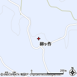 福島県伊達郡川俣町秋山柳ヶ作周辺の地図