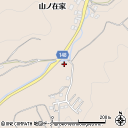 福島県福島市小田大石周辺の地図