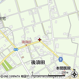 新潟県加茂市後須田1245周辺の地図