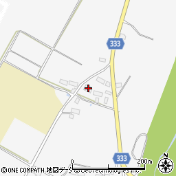 福島県喜多方市松山町鳥見山上新屋敷周辺の地図