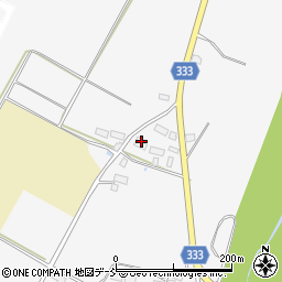 福島県喜多方市松山町鳥見山（上新屋敷）周辺の地図