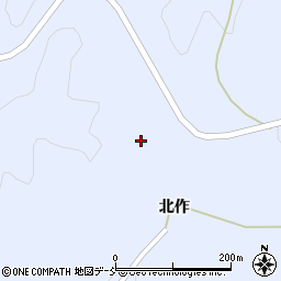 福島県川俣町（伊達郡）羽田（西ノ又）周辺の地図