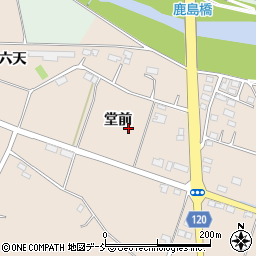 福島県南相馬市鹿島区江垂（堂前）周辺の地図