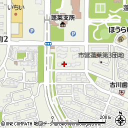 県営蓬莱タウンハウス３６号棟周辺の地図