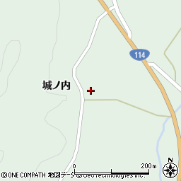 福島県福島市立子山（城戸内）周辺の地図