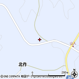 福島県伊達郡川俣町秋山山入柿窪周辺の地図