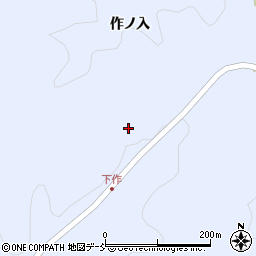 福島県伊達郡川俣町秋山作ノ入16周辺の地図