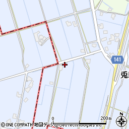 新潟県新潟市南区兎新田442周辺の地図