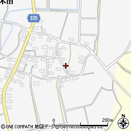 福島県喜多方市熱塩加納町加納稲荷前周辺の地図