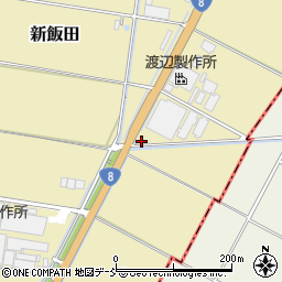 新潟県新潟市南区新飯田2996-2周辺の地図