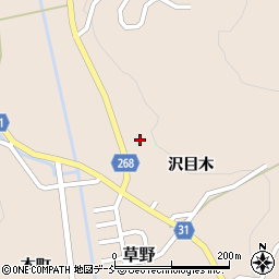 福島県相馬郡飯舘村草野沢目木21周辺の地図
