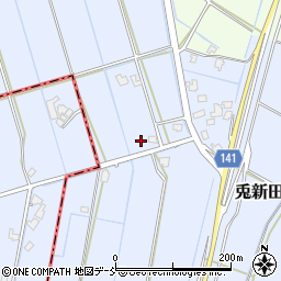 新潟県新潟市南区兎新田422-1周辺の地図