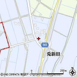 新潟県新潟市南区兎新田285-2周辺の地図