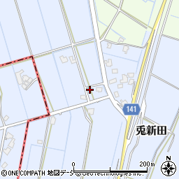 新潟県新潟市南区兎新田416周辺の地図