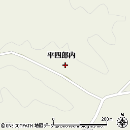 福島県川俣町（伊達郡）小島（平四郎内）周辺の地図