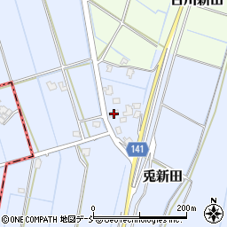 新潟県新潟市南区兎新田303周辺の地図