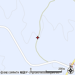 福島県川俣町（伊達郡）秋山（狢窪山）周辺の地図