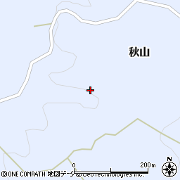 福島県伊達郡川俣町秋山引地山周辺の地図