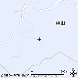 福島県川俣町（伊達郡）秋山（引地山）周辺の地図