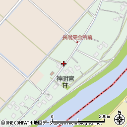 新潟県新潟市西蒲区長場163周辺の地図