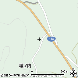 福島県福島市立子山伊達岩周辺の地図