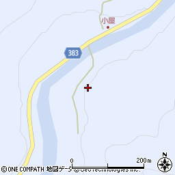 福島県西会津町（耶麻郡）奥川大字飯沢（八百乙女下）周辺の地図