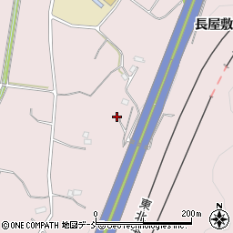 福島県福島市平石雷電前周辺の地図