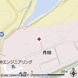 福島県南相馬市鹿島区小池作田周辺の地図