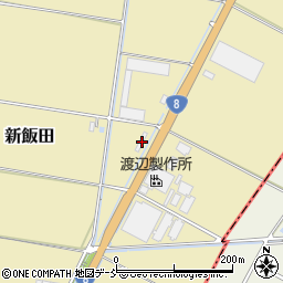 新潟県新潟市南区新飯田2137-1周辺の地図