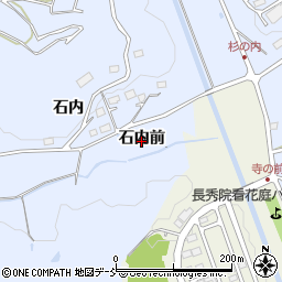 福島県福島市田沢石内前周辺の地図