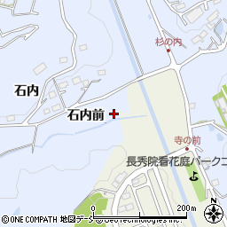 福島県福島市田沢（杉ノ内前）周辺の地図