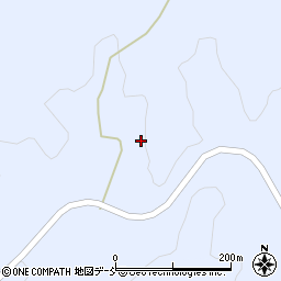 福島県伊達郡川俣町秋山梅窪山周辺の地図