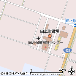 田上町役場　議会事務局周辺の地図