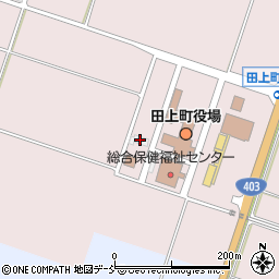 田上町　基幹型在宅介護支援センター・地域包括支援センター周辺の地図