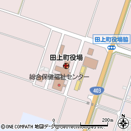 新潟県田上町（南蒲原郡）周辺の地図