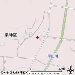 福島県福島市平石町田21周辺の地図
