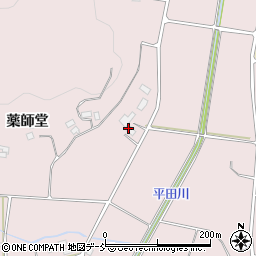 福島県福島市平石町田周辺の地図