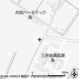 福島県喜多方市松山町鳥見山堰下周辺の地図