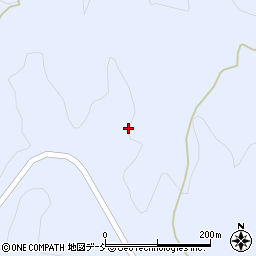 福島県伊達郡川俣町秋山ヲボケ沢周辺の地図